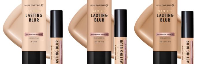 Max Factor wprowadza Facefinity Lasting Blur. Podkład i korektor z efektem wygładzenia